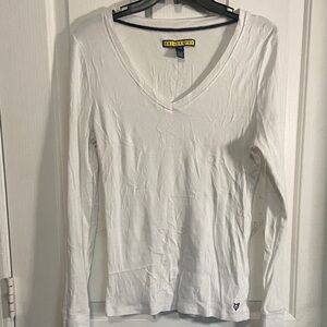 Prince & Fox Women's White Long Sleeve Tee